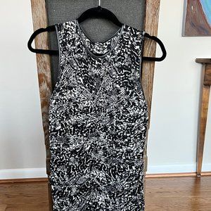 Animal print bodycon dress